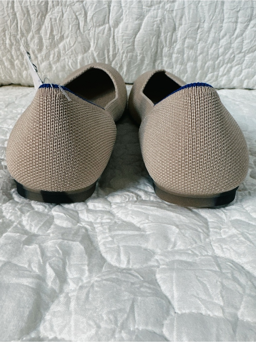 Rothy's The Flat Women's Slip-On Shoes Ballet Flats Ecru Tan Size 6 New - Picture 10 of 16